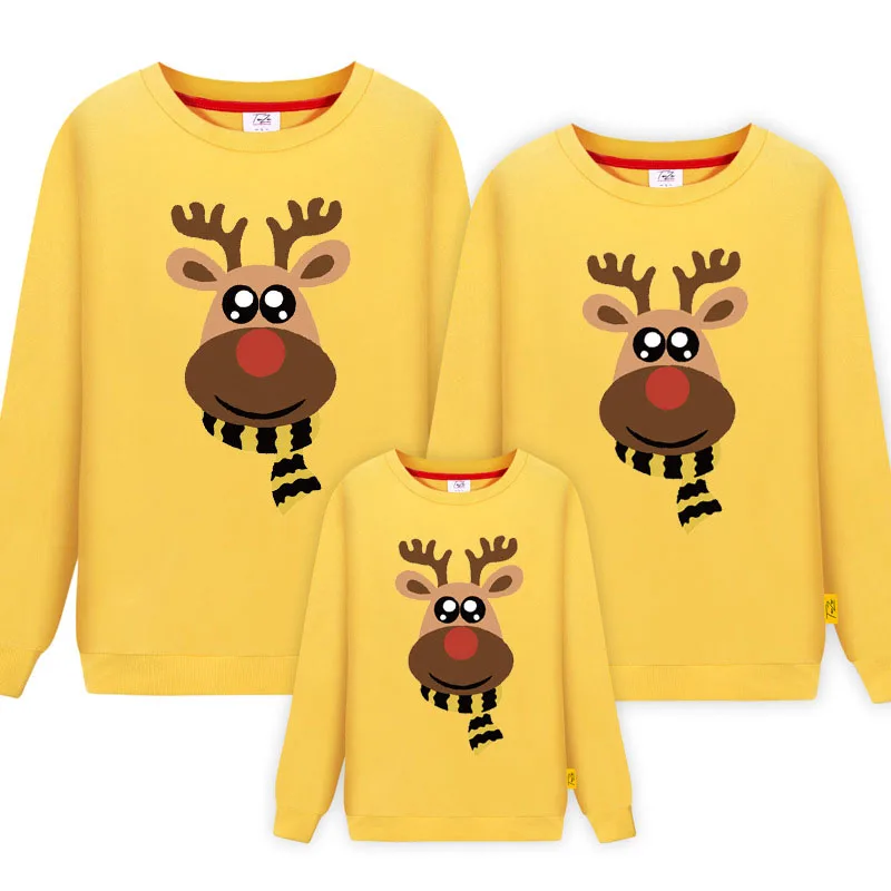 thumbnail image 5 of Look familiar para papá, mamá y yo Padre, madre, hija, hijo, Navidad, Año Nuevo, suéter de algodón, conjuntos, ropa a juego para la familia, 5 of 5