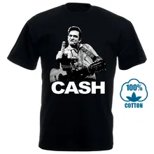 Мужская мода, футболка с изображением Джони кэша, средний палец, тяжелый металл, рок-группа, мерчендисе, дизайнерская футболка, хипстерские топы, крутые футболки