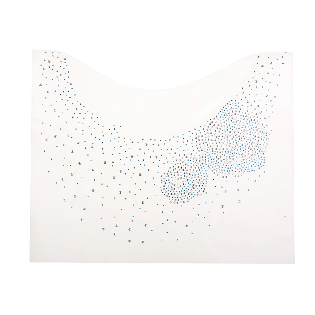 Floral Crystal Rhinestone Hotfix Transfer Iron On Heat Press Motif Appliques Collar Trim DIY