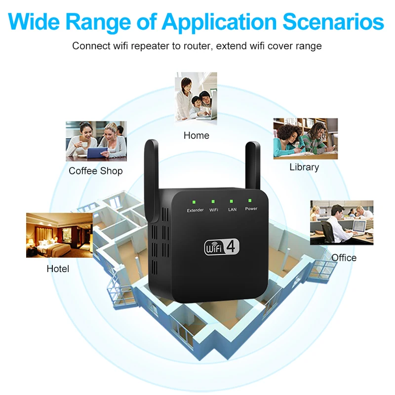 2.4G 5Ghz WiFi Repeater Wi Fi Booster 300M 1200 Mbps Bộ Khuếch Đại 802.11AC 5G Wi-Fi tầm Xa Bộ Mở Rộng Điểm Truy Cập best wifi extenders signal booster