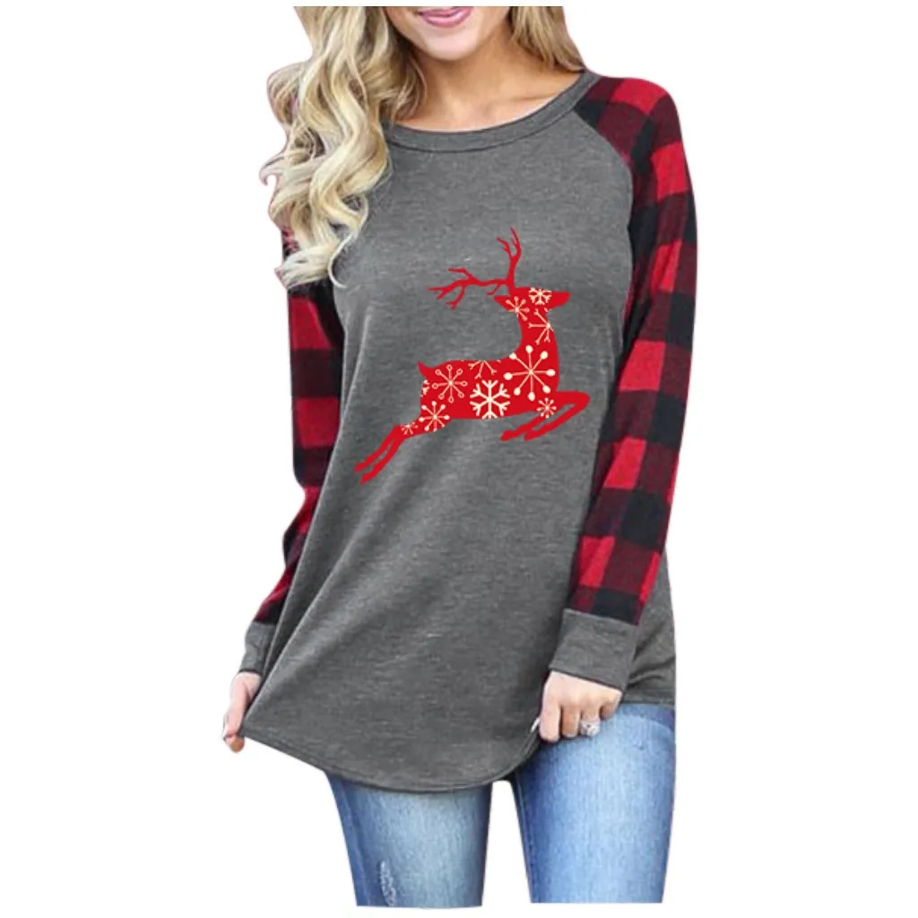 O neck long sleeve shirt women 