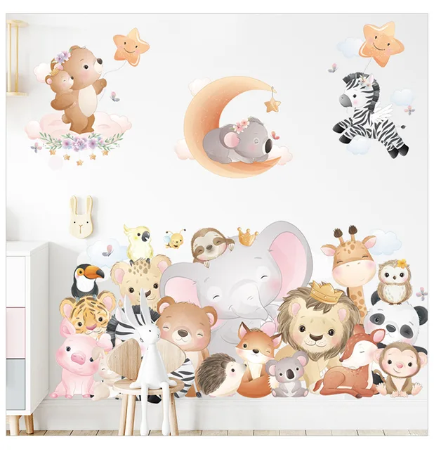 Pared Pegatinas, One Piece Adhesivos Murales, Kids Dibujos Animados 3D  Pegatinas Extraíble Pared Pegatinas para Niños Pared Decoración, Nursery,  Auto Adhesivo : : Bebé