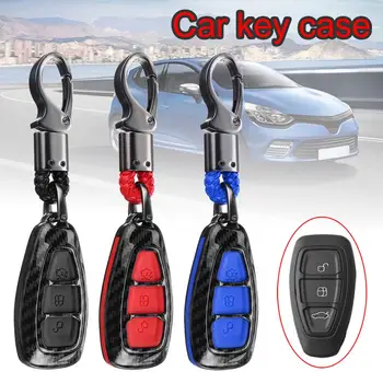 

Key cover Keychain Suitable for Ford Focus Carnival Kuga C-Max and Other Models Soft Silicone Rubber and Plastic Car Keychain