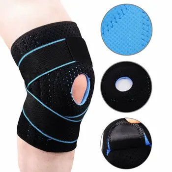 

Fitness Running Cycling Knee Support Braces Adult Unisex Sport Exercise Knee Pads Support Antislip Safety Guard Strap RunningNEW