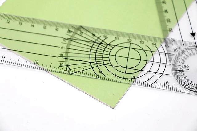 Set 5 Goniometri Medici 360° - 6/8/10 Pollici Per Misurazione Articolazioni E Colonna Vertebrale | Trasparenti - Foto 12