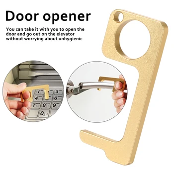 

Mini Self-Cleaning Reusable Handle Tools Door Opener Press Elevator Hand Stick DJA99