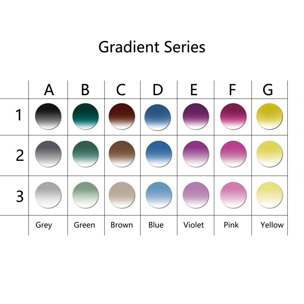 Tinted Lenses For Prescription Sunglasses Or Myopia Glasses Reading Driving Gradient Solid Color Dyeing Colored Aliexpress