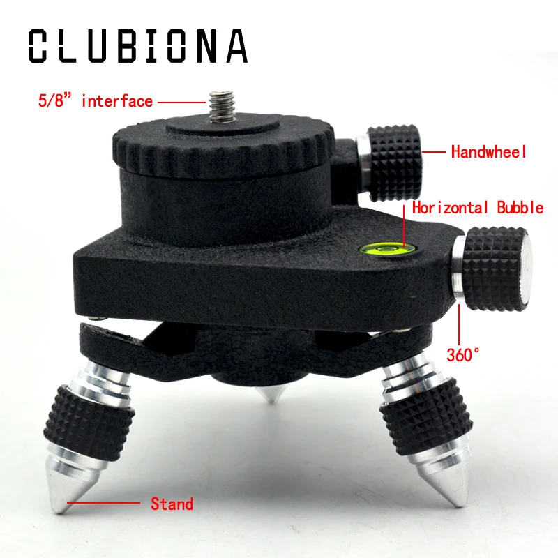 CLUBIONA 12 линий Лазерная основа 360 Вращение регулирующий кронштейн для 1/4 или 5/8