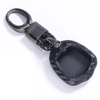 

Carbon Fiber Silicone Key Shell Case For Mitsubishi Lancer EX Evolution Grandis Outlander MIT11/MIT8 Blade optional 2 Buttons