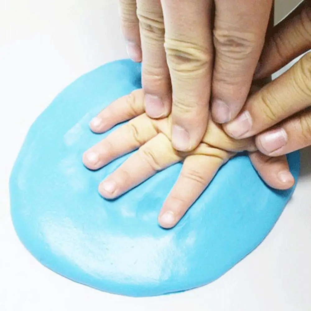 Air Hand Foot Inkpad сушка мягкая глина ребенок Handprint отпечаток ноги литье родитель-ребенок рука подушечка с чернилами для отпечатков уход за ребенком
