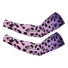 Спортивная ручная манжета унисекс из 2 предметов, высокоэластичная Защита от солнца и УФ-лучей, защита для езды на велосипеде, гетры для бега, модные велосипедные манжеты