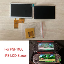 Melhore o brilho da cor ips tela lcd para o console do jogo psp1000 para sony psp 1000 para ips tela lcd destaque kit cabo