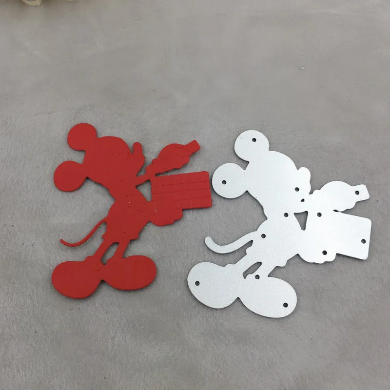 Huixiang Металлическая стальная пресс-форма для скрапбукинга 3D печать Сделай Сам Дональд Дак пятиконечная звезда Новинка