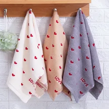 Serviette de bain en coton rouge, lavage du visage, lingette douce à Absorption d'eau, pour les cheveux des mains, pour le corps, pour la cuisine, pour le nettoyage 