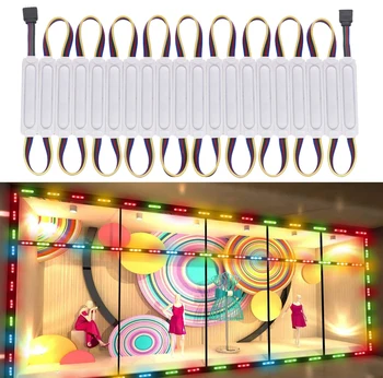 

9 LED Colorful SMD5730 LED RGB Module Light Waterproof For Boat Cabin Deck Stair Letter Sign Advertising Garden Lighting