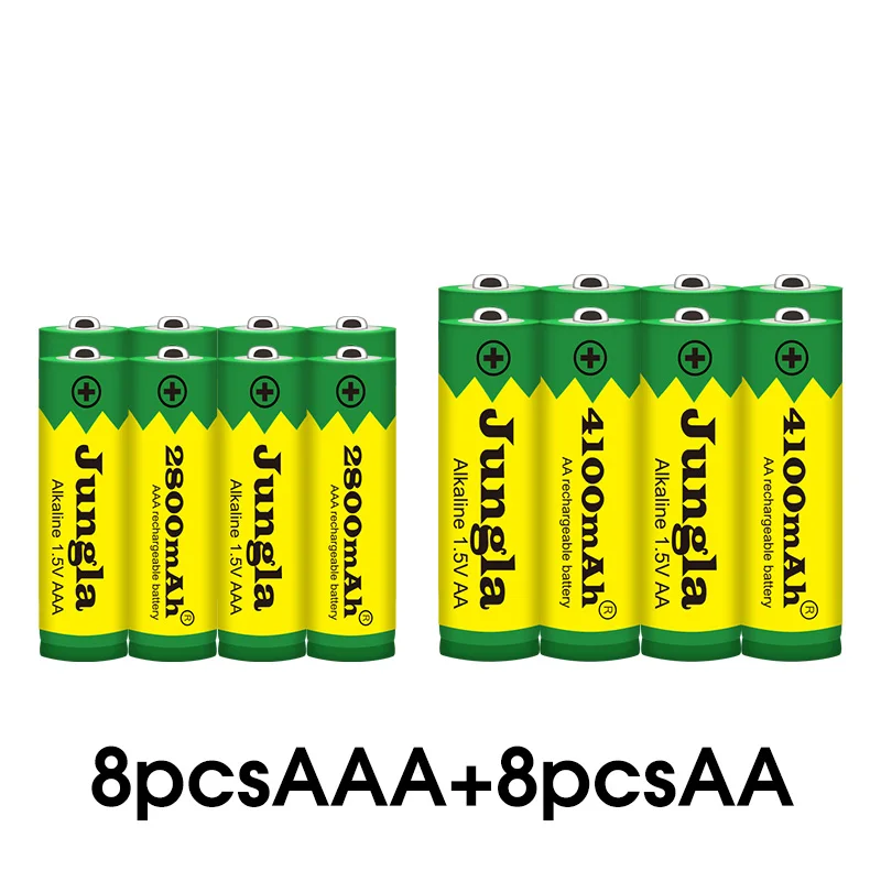 AA+ AA 1,5 V перезаряжаемая AA батарея AAA Щелочная 2800-4100mah фонарь для игрушек Часы MP3-плеер Замена Ni-MH батареи