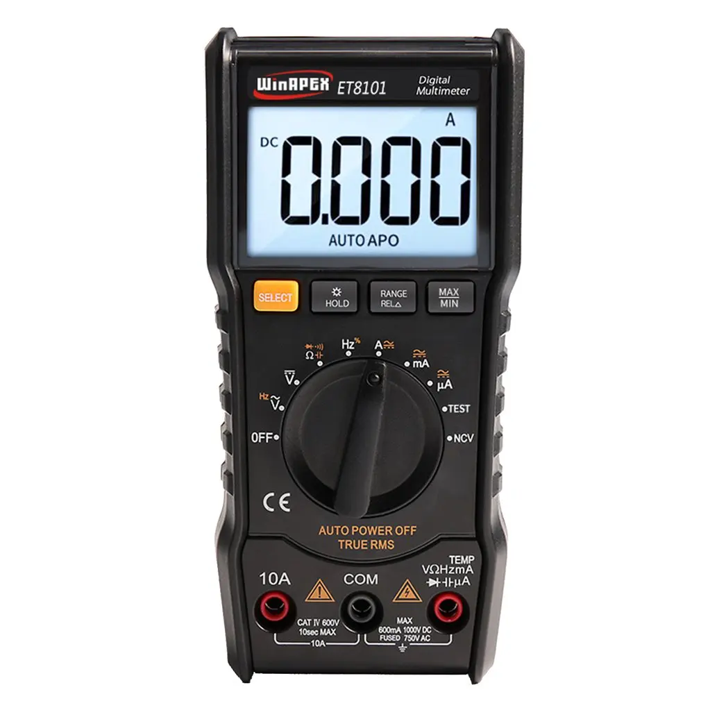 

Winapex Digital Multimeter Full Protection Mini Multifunction Handheld Multi Meter Induction Meter Clamp