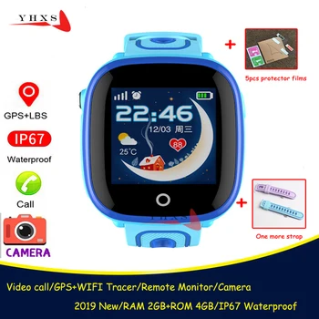 

IP67 Waterproof Smart Safe GPS LBS Location Touch Screen SOS Call Monitor Wristwatch Finder Tracker Watch for Kid Child