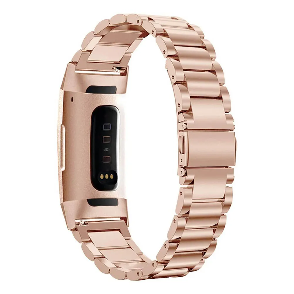 Sleek Black Stainless Steel Watchband Strap - Premium Metal Replacement Bracelet
