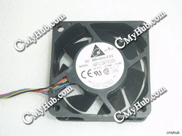 4-контактный охлаждающий вентилятор для DELTA AFC0612D 7L88 DC 12 В 6025 A 6 см 60 мм 60x60x25 |