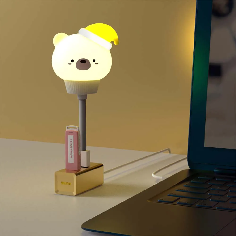 LED Cute USB Night Light Children Cartoon Night Lamp Creative Animal Remote Control For Bedroom Decor Kid Lamp Christmas Gift bathroom night light