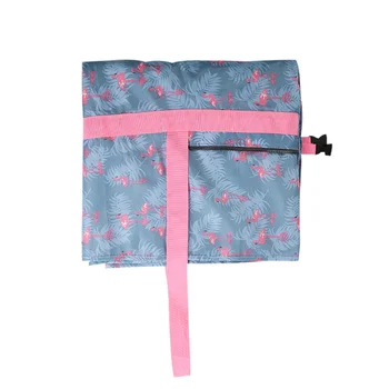 

2pcs Multifunctional Waterproof Flamingo Pattern Family Children Play Tote Organizer Toys Storage Foldable Bag