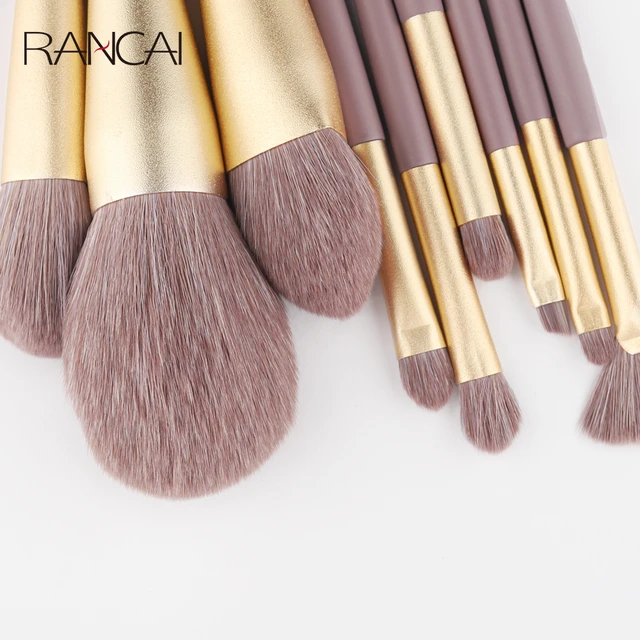 Kit de pinceaux de maquillage professionnels, ombre à barrage, sourcils,  fond de teint, fard à joues, outils de beauté, cosmétiques, accessoires de  maquillage, 9 pièces - AliExpress