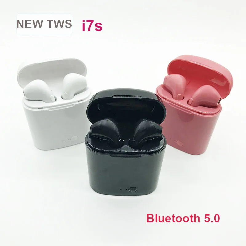 I7S TWS VS i12 tws беспроводные наушники Bluetooth спортивные гарнитура с микрофоном для iPhone