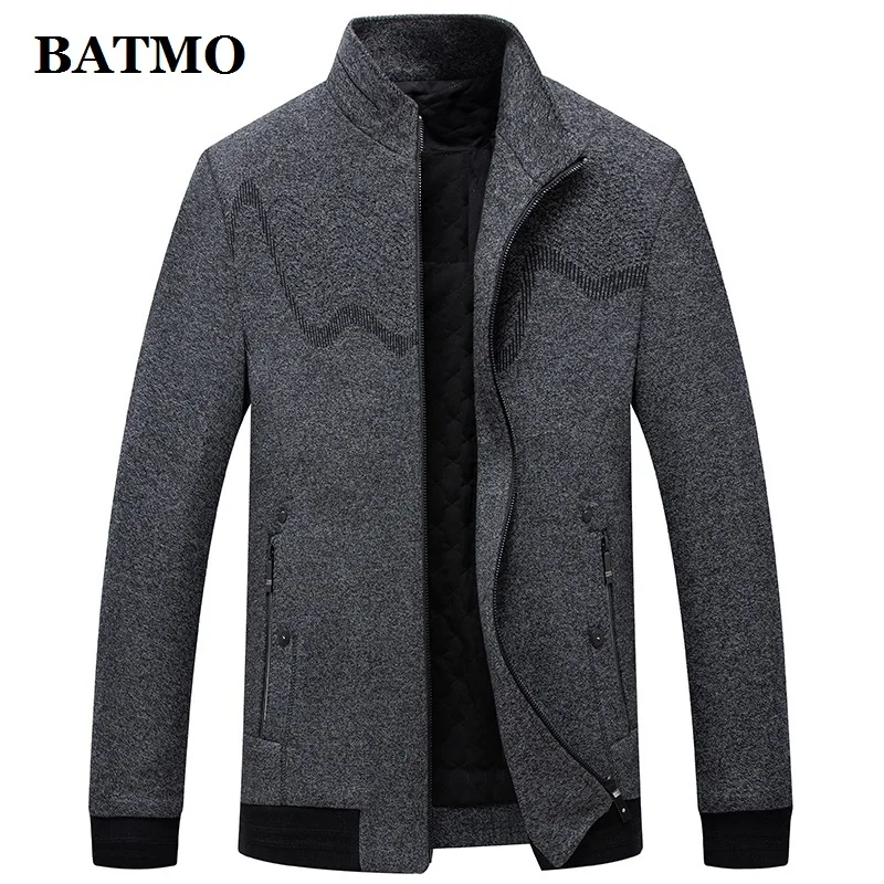 

BATMO 2019 new arrival autumn&winter casual thicekd jackets men,men's casual parkas ,plus-size M-XXXL 802