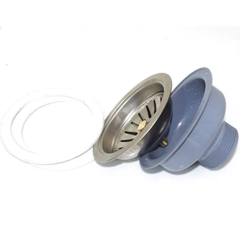 

Strainer Silver Sink Drainer Stopper Filter Disposer Plug Stainless Steel Portable Kitchen