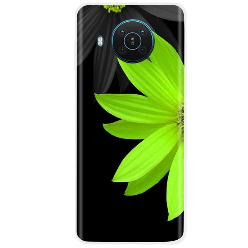 Soft Phone Case For Nokia X10 Case Cute Silicone Case For Nokia X10 TA-1350 TA-1332 Soft Case For NokiaX10 X 10 Coque Fundas neck pouch for phone