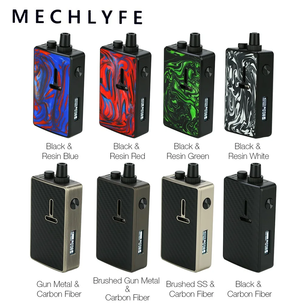 Ремонтный мод Mechlyfe Ratel XS 80W TC комплект с аккумулятором 18650 и картриджем 5 мл для