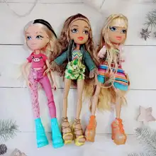 

BRATZ Doll Dress Up Pretend Play House Beauty Movable Joints Fashion Girl Kid Collect Birthday Gift Christmas Present Model Toys
