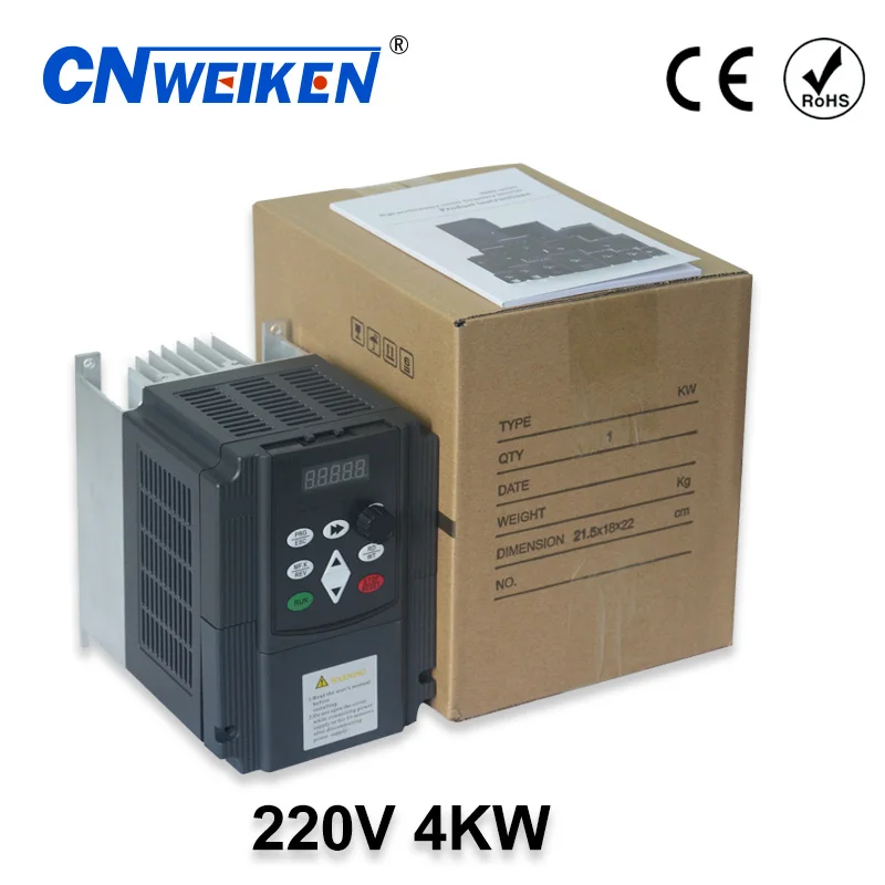 2.2KW 4KW 220V VFD Single Phase input 220v and 3 Output Frequency Converter/Frequency Inverter | Обустройство дома