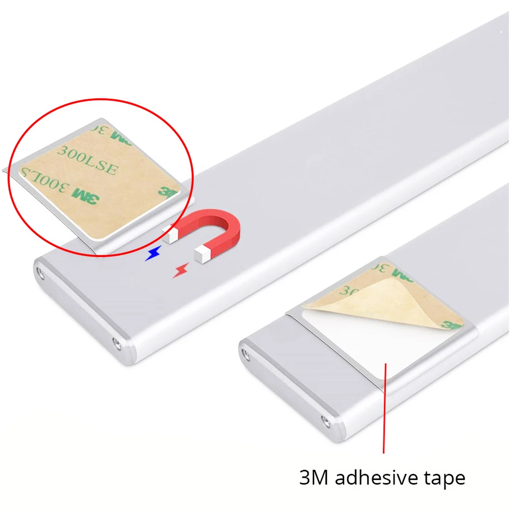 Ultra-thin Cabinet Light 2Pcs 3M adhesive tape Multiple Venues led cabinet light cabinet lights led cabinet lights