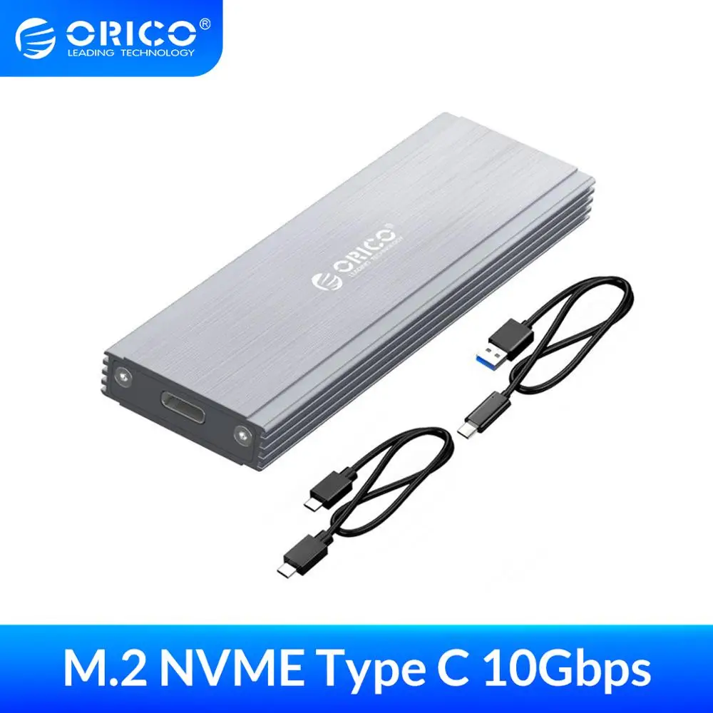 ORICO NVME M.2 корпус SSD чехол USB3.1 GEN2 10 Гбит/с Мобильный коробка для жесткого диска