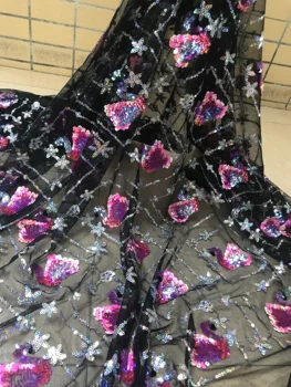 

top quality CiCi-58.9815 french lace fabric african lace fabric with embroidery mesh tulle fabric