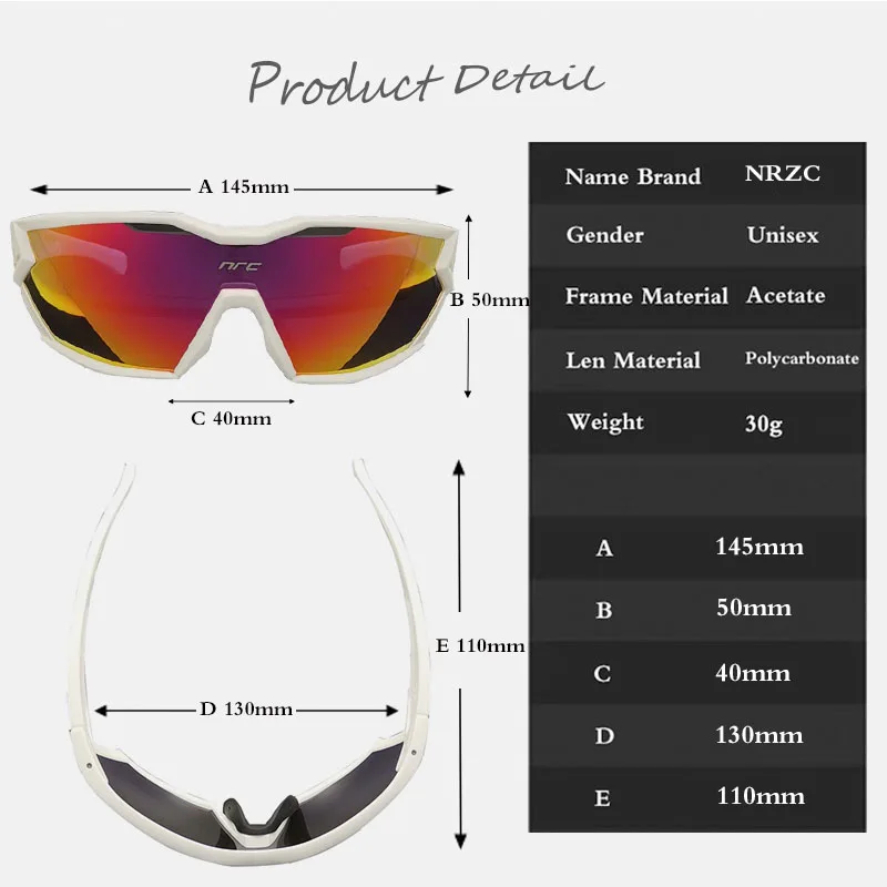new Photochromic cycling glasses adjustable 3 lens road bike sunglasses women outdoor goggle sport bicycle eyewear accessories