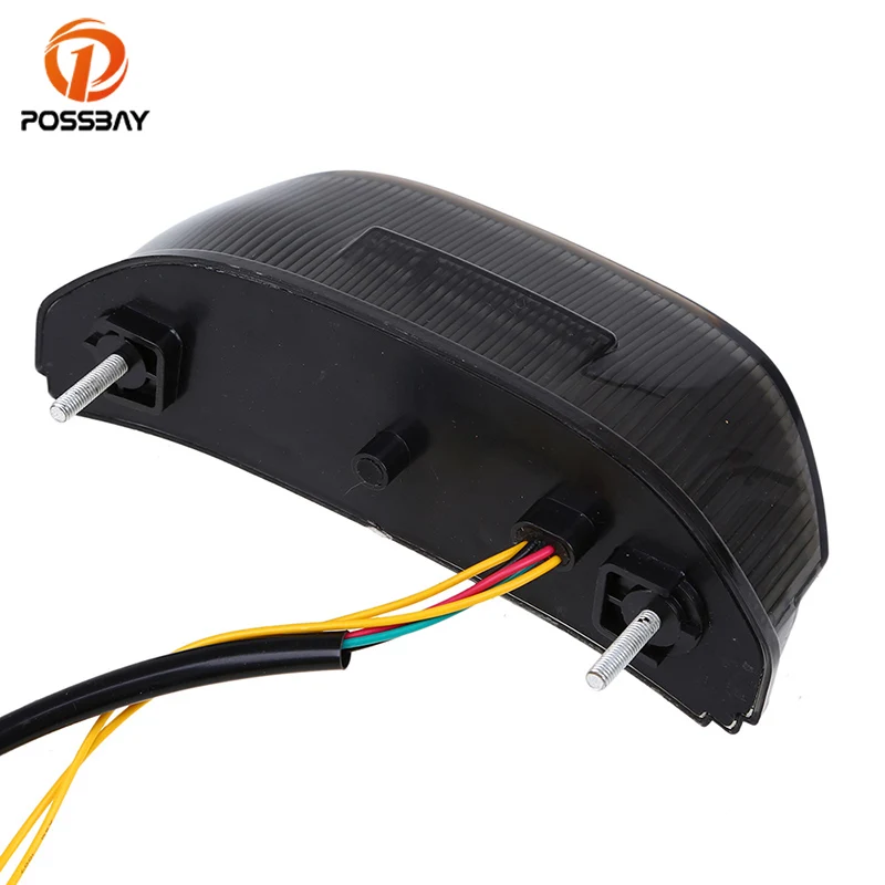 POSSBAY светодиодные фары 12V мотоцикл задний фонарь стоп сигнал лампы для Yamaha R1 2015 2016