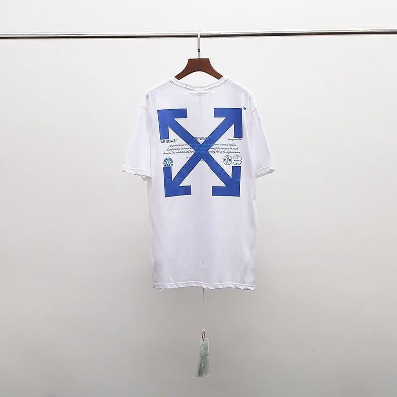 Off-white новая футболка с короткими рукавами и буквенным принтом со стрелками, 19ss, уличная мужская пара в стиле хип-хоп