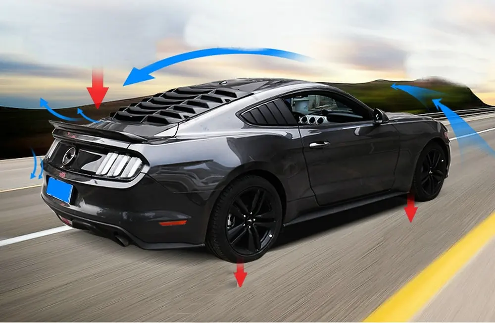 ABS/углеродного волокна задний спойлер GT350 Багажник крыло губы для Ford Mustang изменить на GT350- кузова авто заднего бампера губ