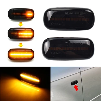 

2Pcs Dynamic Turn Signal LED Side Marker Mirror Light Flashing Indicator For Audi A3 S3 8P A4 S4 RS4 B6 B7 B8 A6 S6 RS6 C5 C7