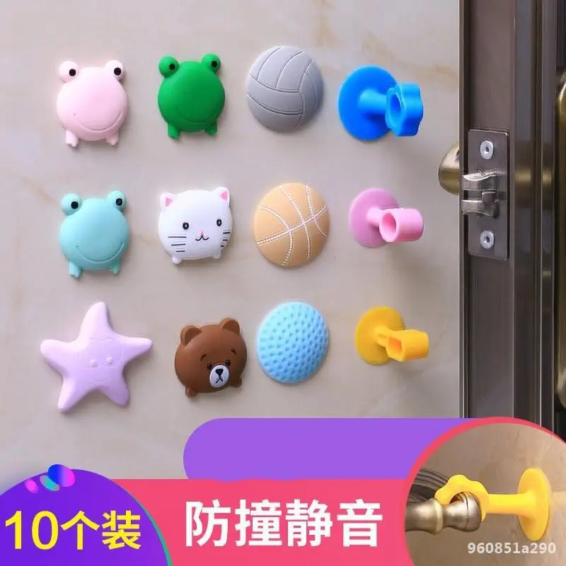 Kitchen Cabinet Fixed Anti-Bump Washing Machine Bumper Stickers Drawer Slidable Silica Gel Toilet Cover Cabinet Wardrobe Door Fo