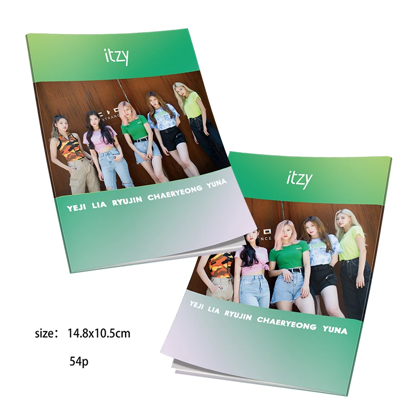 Kpop ITZY Photo Book Ryujin Yuna HD фотография IT'z ледяной плакат картина веер подарок