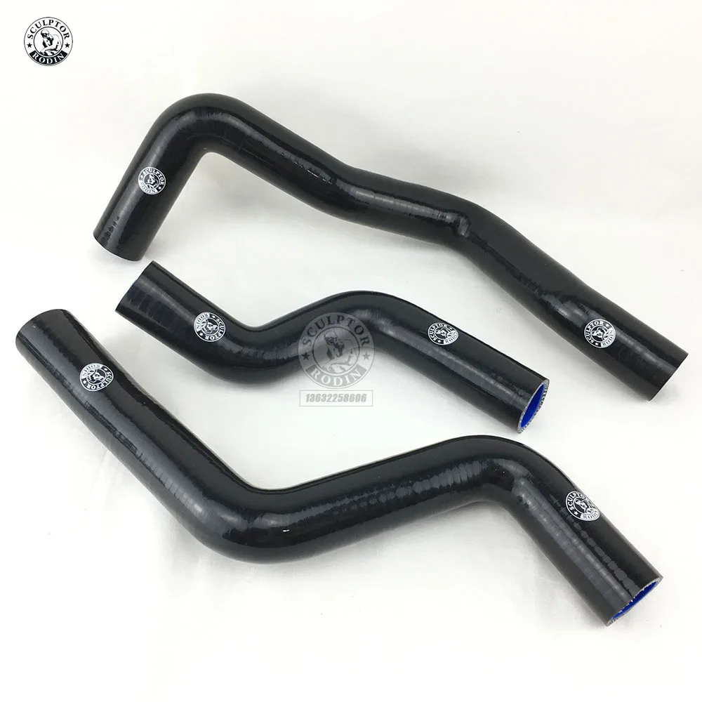 Силиконовый шланг радиатора Комплект для MAZDA RX-8 RX8 1.3L SE3P 13B-MSP R2 2003-2008(3 шт) красный/синий/черный