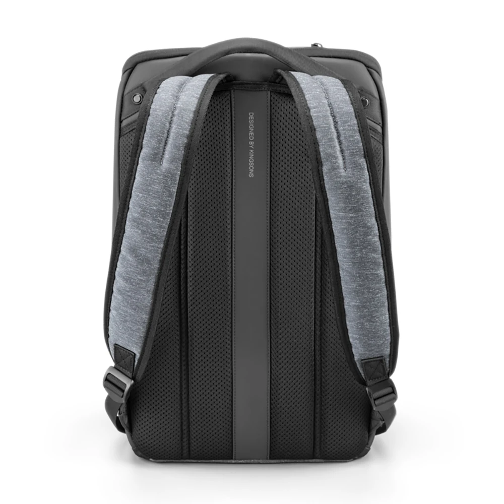 Kingsons Waterproof Men Backpack Foldable Travel Fashion Laptop Backpack 15.6 inch Male School Bags for Teenage Boys 2023 2