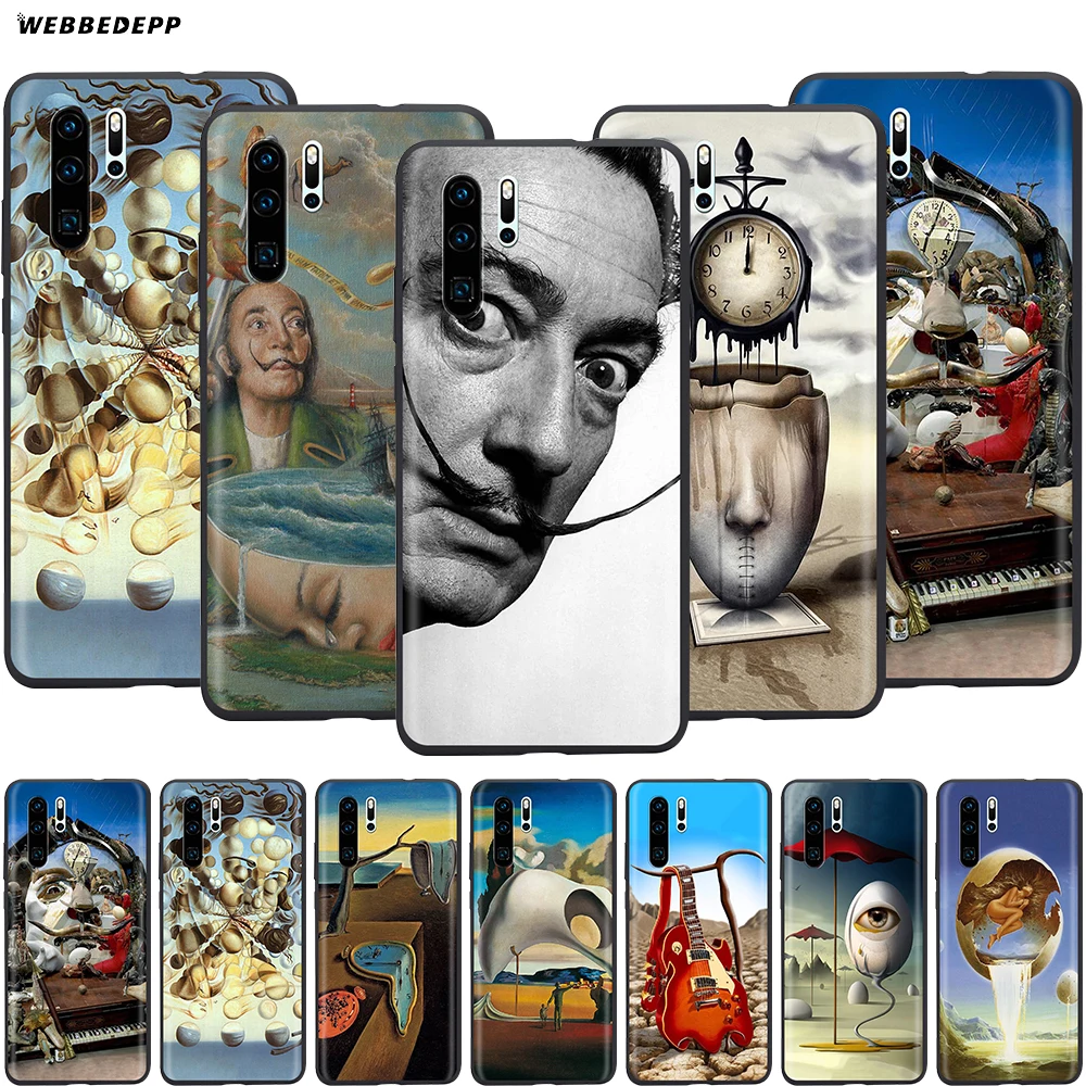 Webbedepp Alvador Dali чехол для Huawei Nova 4E 5 5T P9 Lite Smart Pro Y6 Y7 2019 Prime Honor 8A 20S | Мобильные телефоны и