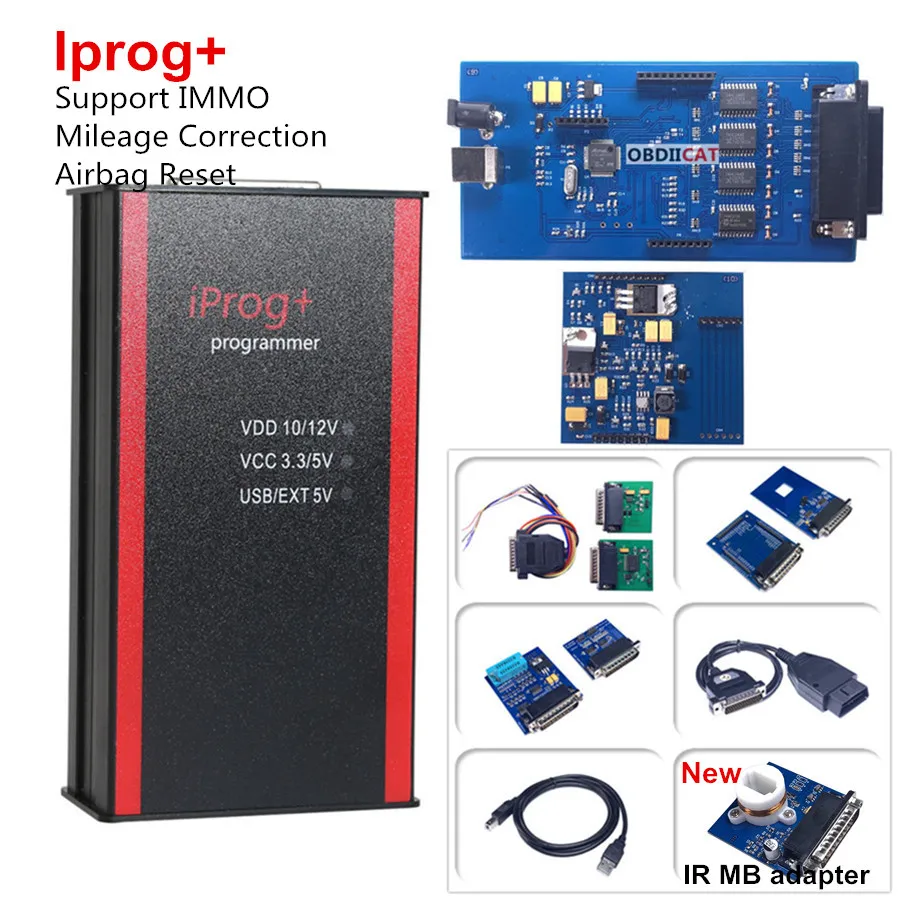 IPROG Pro 2019 V84 полный ECU ключ программист Iprog + IMMO одометр коррекция пробега подушка