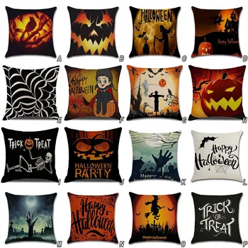 

Halloween Pumpkin Pillow Cover Pillowcases Decorative Sofa Cushion Cover