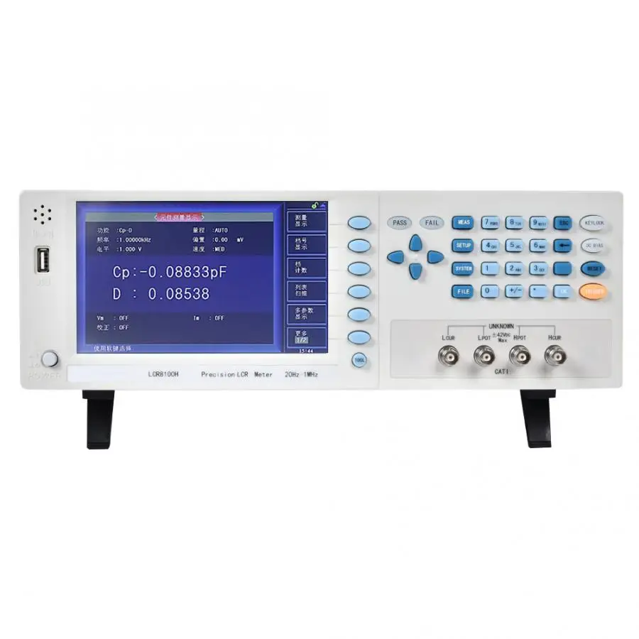 Настольный цифровой мост фарадметр сопротивление Сопротивление Индуктивность измерительный прибор для замера, измеритель емкости